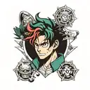 My hero academia aesthetics tattoo design idea