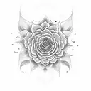 Hell flowers  tattoo design idea