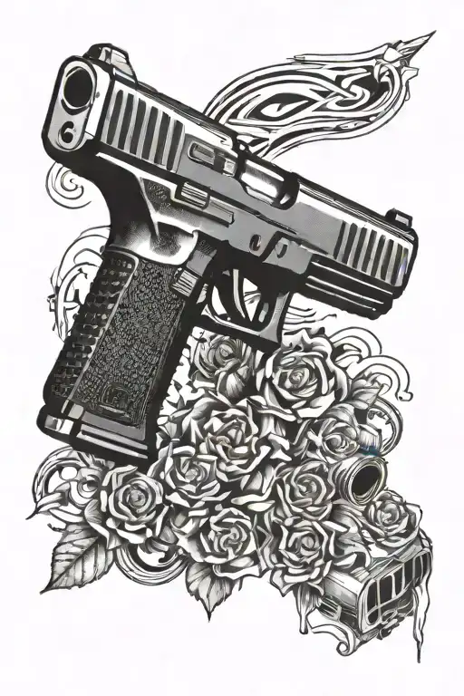 glock 19 tattoo design idea