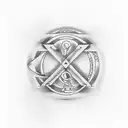 Alcoholics anonymous symbol with Sexual Abuse survivor symbol in a family tree tattoo design idea