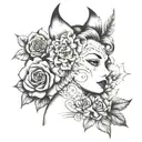 1950s tattoo design idea