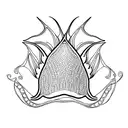 stingray spine tattoo design idea