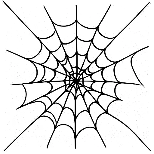 Spider Web tattoo design idea