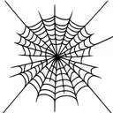 Spider Web tattoo design idea