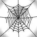 Spider Web tattoo design idea