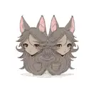 cerberus with three heads tattoo design idea