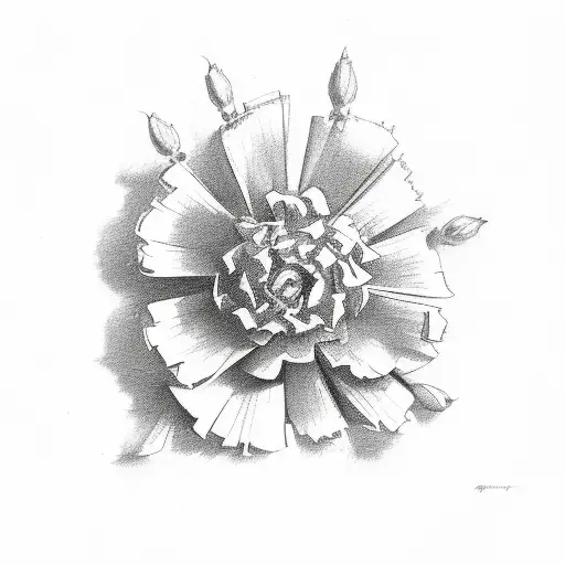 marigold Canary  tattoo design idea