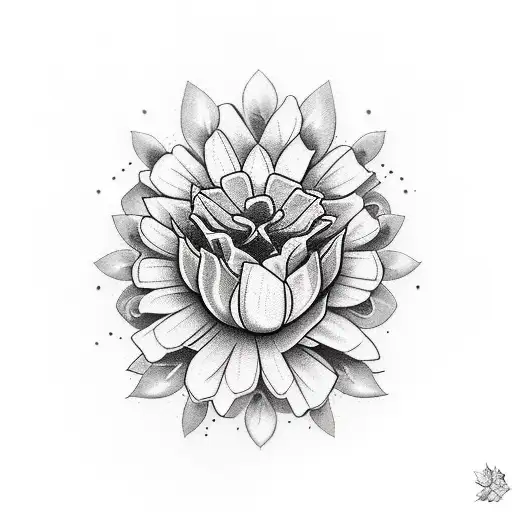 marigold Canary  tattoo design idea