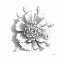 marigold Canary  tattoo design idea