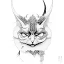 kuromi tattoo design idea