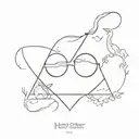 subtle small  minimalist harry potter  tattoo design idea