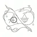 subtle small  minimalist harry potter  tattoo design idea