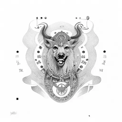 kreiz mit schriftzug: Usque ad Finem tattoo design idea