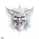 weird troll tattoo design idea