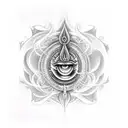 brahma vishnu shiva tattoo design idea