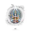 brahma vishnu shiva tattoo design idea