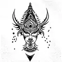 brahma vishnu shiva tattoo design idea