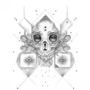 lust tattoo design idea