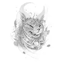 lust tattoo design idea