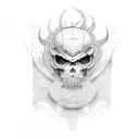 lust demon tattoo design idea