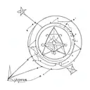 per aspera ad astra tattoo design idea