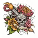 cancer sucks  tattoo design idea