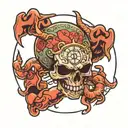 cancer sucks  tattoo design idea