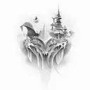 voyage tattoo design idea