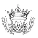 Andrea with a Crown tattoo design idea