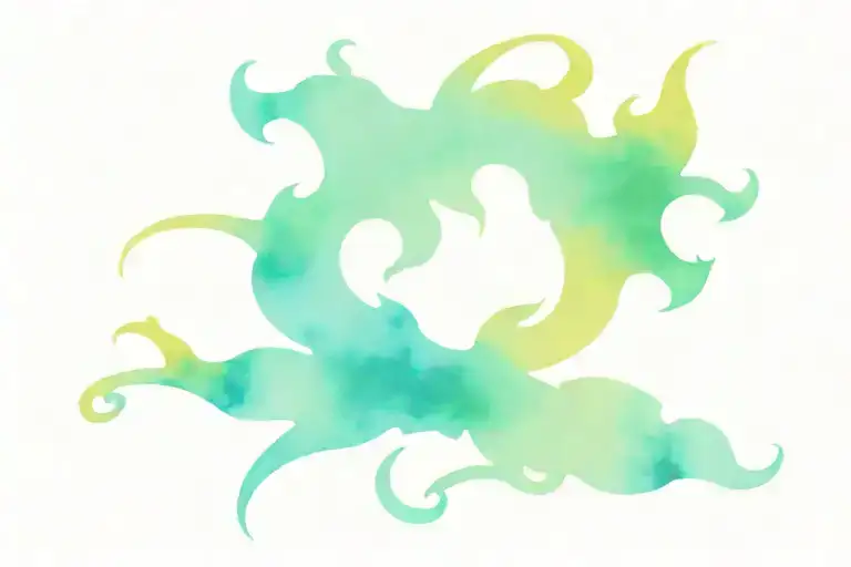 Arabic tattoo design idea