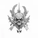 Switchblade from The Last Of Us tattoo design idea