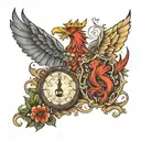 wales chemistry detective tattoo design idea