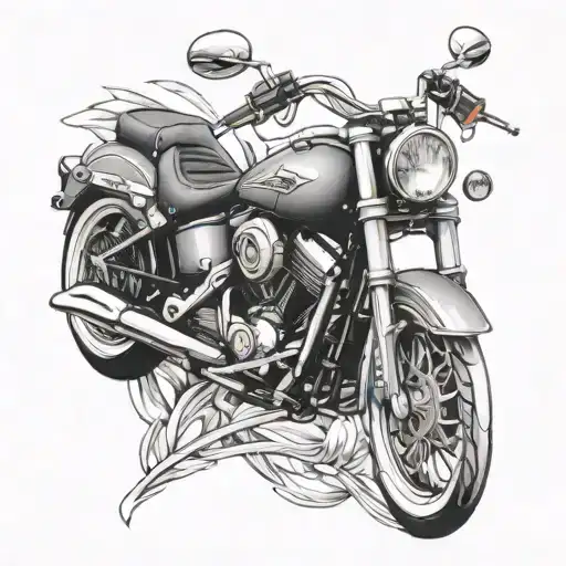 harley tattoo design idea