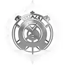  uefa champions league trophy with real madrid logo tattoo design idea