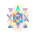 time portal pyramids  tattoo design idea