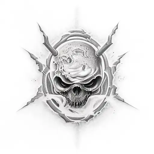 surviving doom tattoo design idea