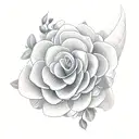 gardenia tattoo design idea