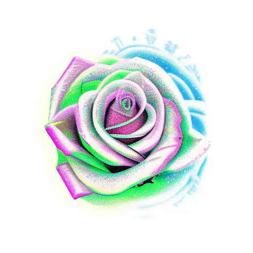 yorkshire rose tattoo design idea