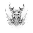 trampstamp tattoo design idea