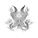 trampstamp tattoo design idea