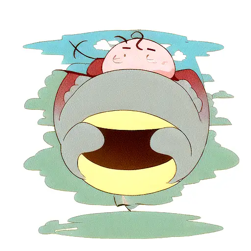 "Gomu-gomu no mi" in front of a Dawn cresting the horizon tattoo design idea