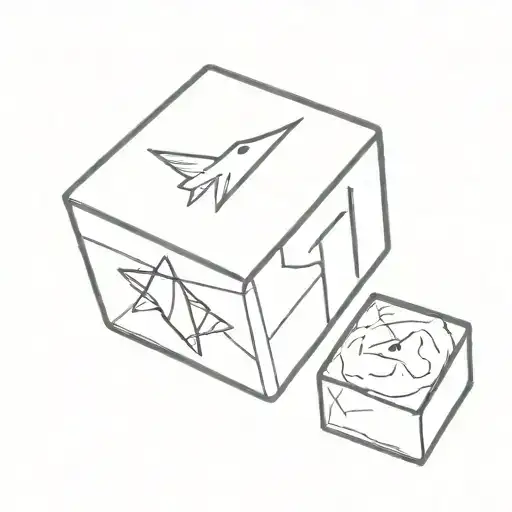 À bowie box. Something symbolic, simplistic focusing on the box part.  tattoo design idea
