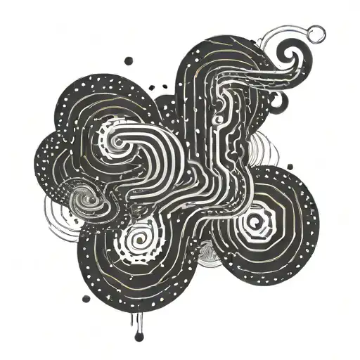 one line overthink tattoo design idea