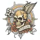 Do not be afraid gym freak tattoo design idea