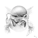 icarus falling tattoo design idea