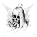 fallen angel alexandra cabanel tattoo design idea