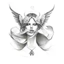 fallen angel alexandra cabanel tattoo design idea