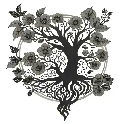 Carl Jung Tree Of life tattoo tattoo design idea
