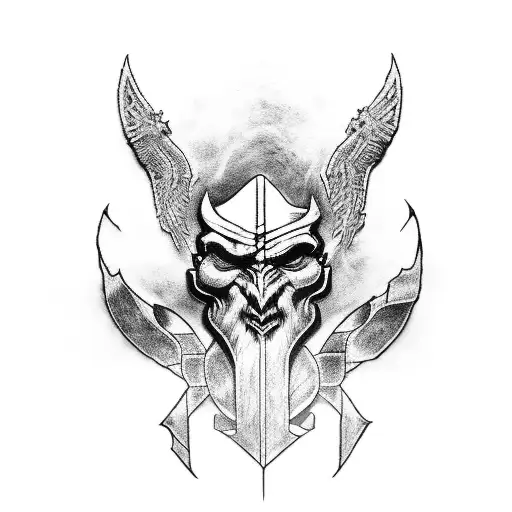 God of War Ragnarok art  tattoo design idea