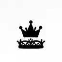 crown tattoo design idea